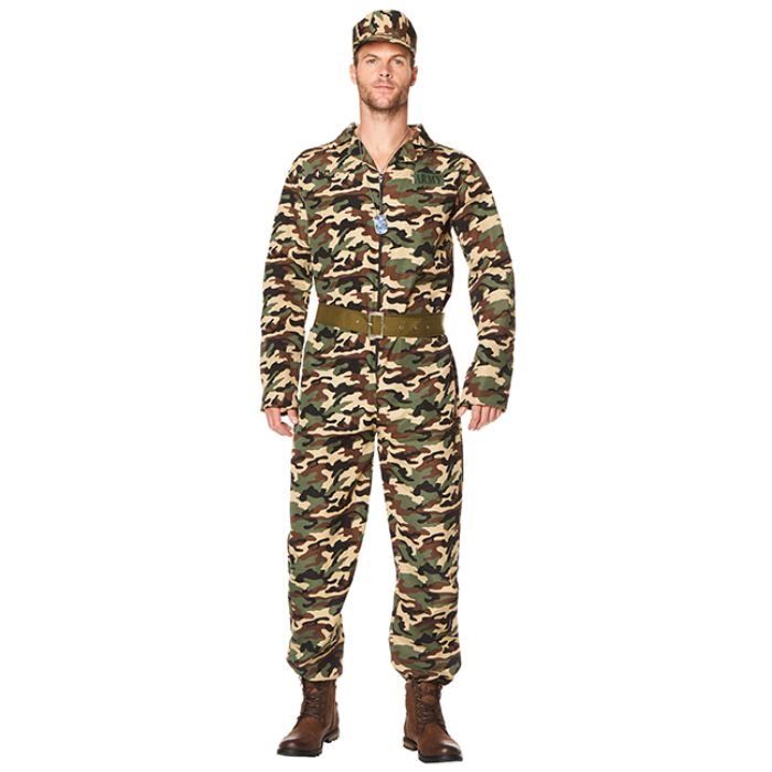 Soldaat camouflage kostuum