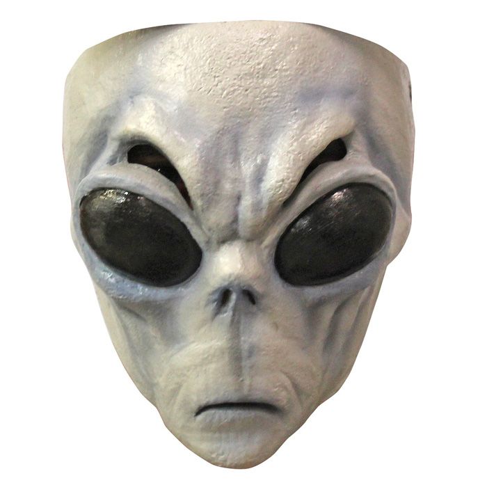 Grijze alien masker