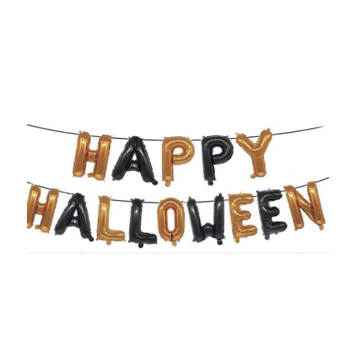 Happy Halloween ballonnen guirlande – 65cm