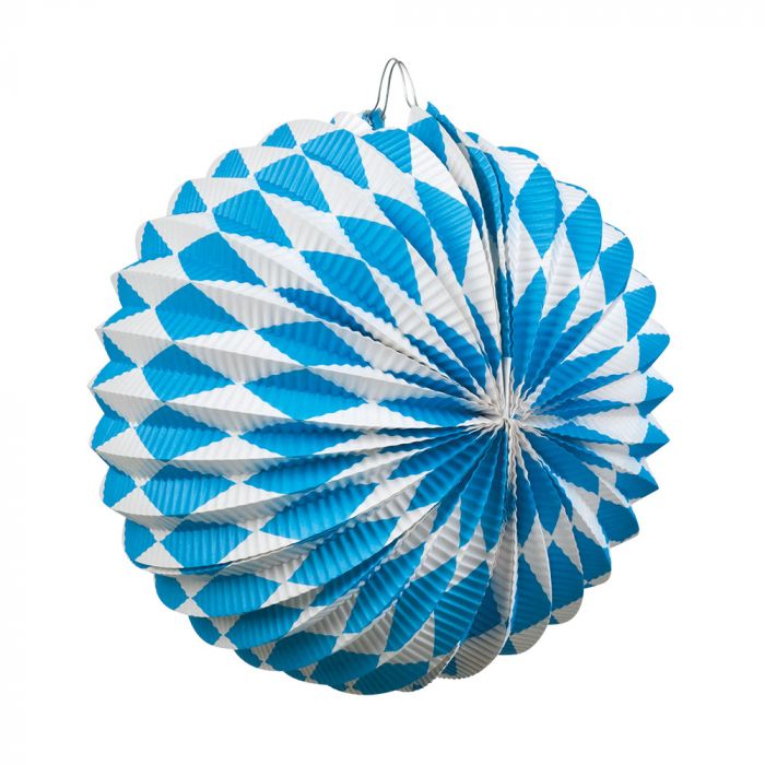 Oktoberfest ronde papieren lantaarn - 25 cm