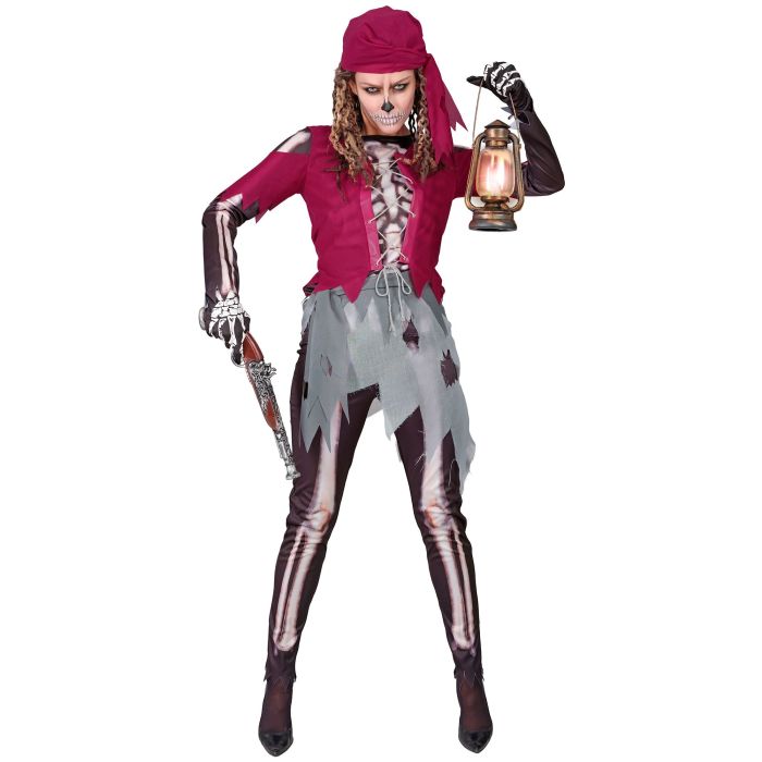 Zombiepiraat kostuum voor dames