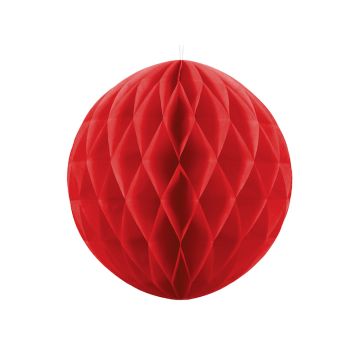 Honeycomb In Rood - 40 cm 