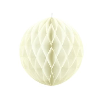 Crème witte honeycomb - 40 cm