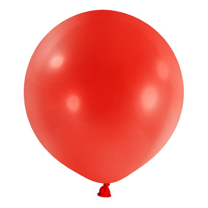 Rode jumbo ballon - Ø60 cm