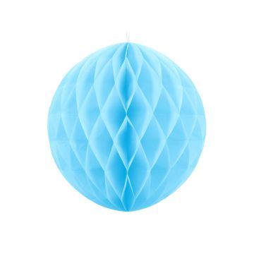 Honeycomb In Lichtblauw - 30cm