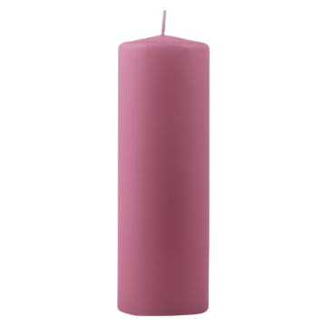 Blokkaars roze 1x - 6x18 cm