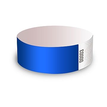 100x toegangspassen zonder print - Blauw