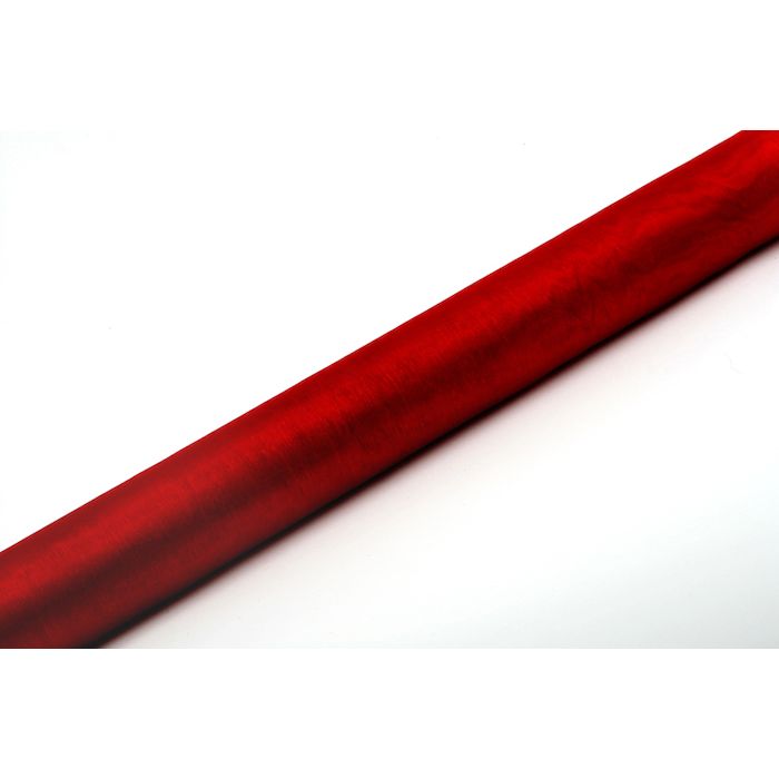 Organza Tafelrunner Rood - 9 Meter