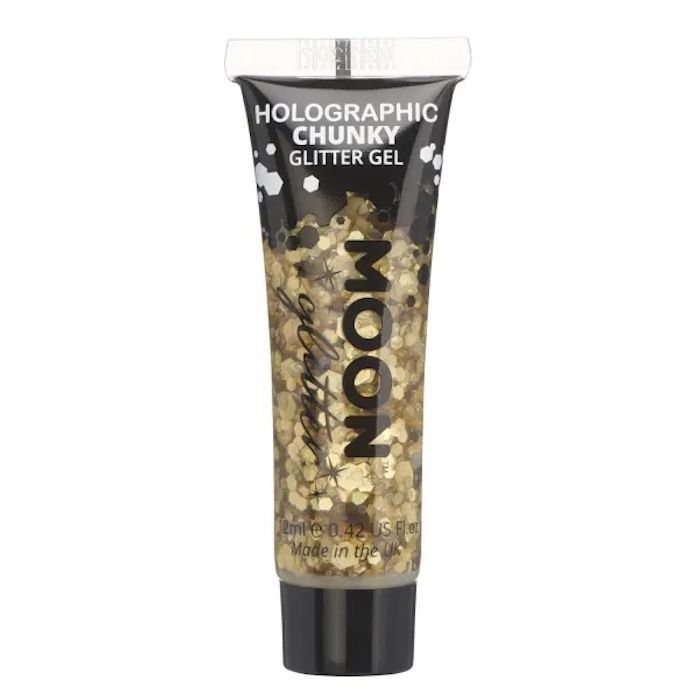 Holografische Chunky Glitter Gel Goud 12 ml Moon Creations