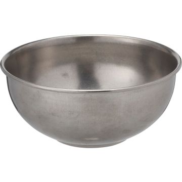 Stonewashed kom van roestvrij staal Ø 14 cm