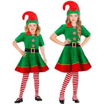 Groene elfjesjurk voor meisjes