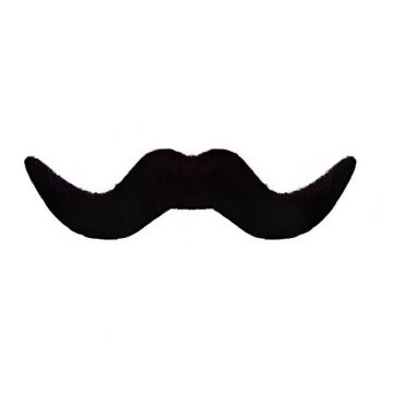 Zwarte cowboy baard 