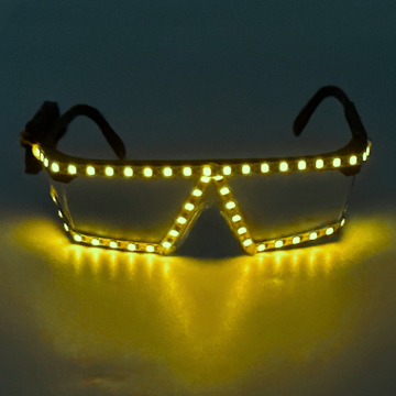 LED bril geel neon
