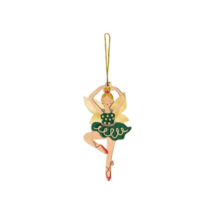Ballerina Kerstdecoratie van Metaal
