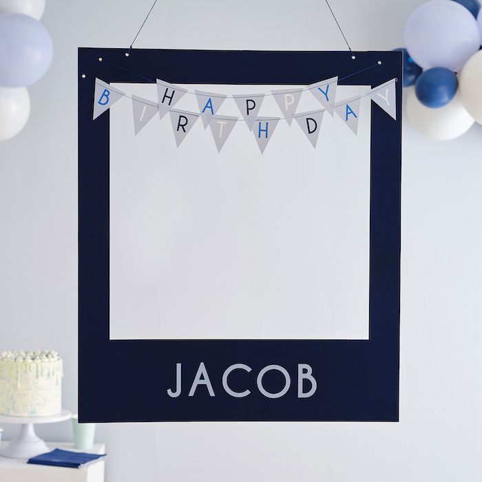 Jouw Naam - Photo Booth Frame Met Slinger