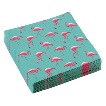 Flamingo Servetten 20x - 33x 33 cm