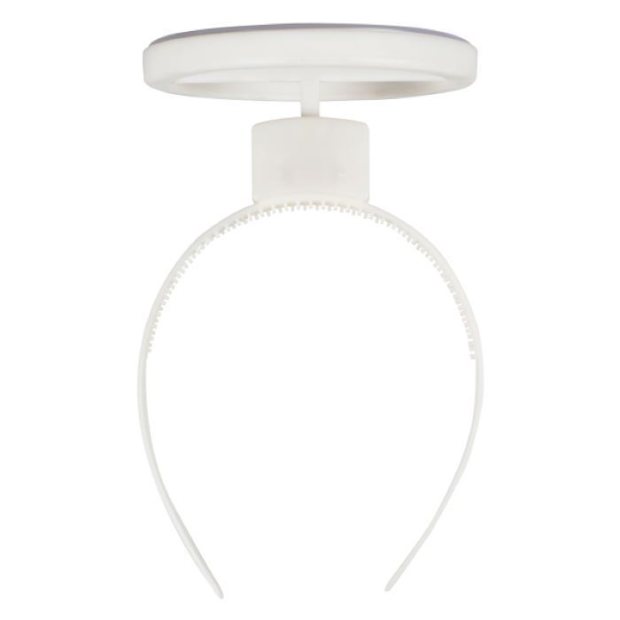 Engel lichtgevende glorie haarband wit - 20x15,6 cm
