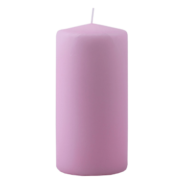 Blokkaars parelmoer roze 1x - 6x12 cm