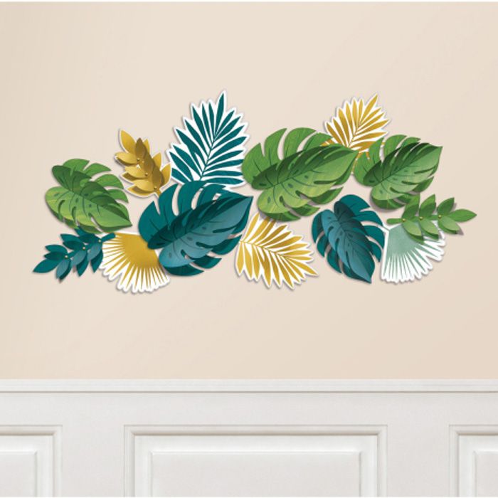 Monstera & Palm Decoratie 13x