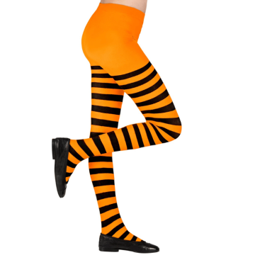 Oranje/zwarte gestreepte maillots voor kinderen