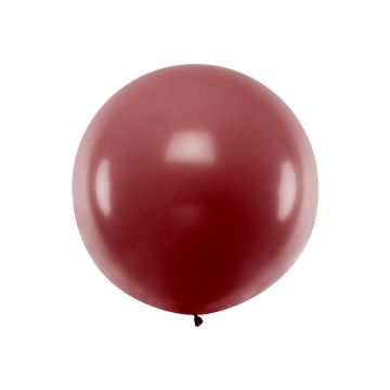 Enorme Pastel Bordeaux Ballon - 1 Meter