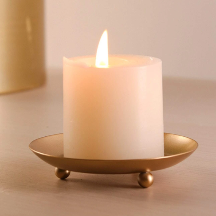 Kaarsenhouder goud - 10 cm