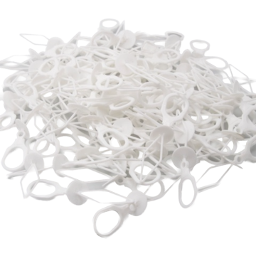 Witte Ballonhouders 100x - 3 x 1 cm