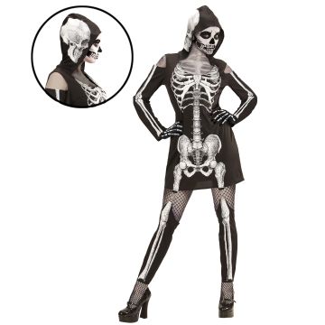 Mooi skelettenkostuum voor dames