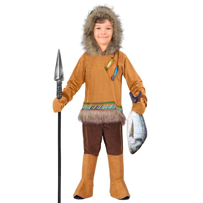 Eskimo kostuum voor jongens - 4 delen