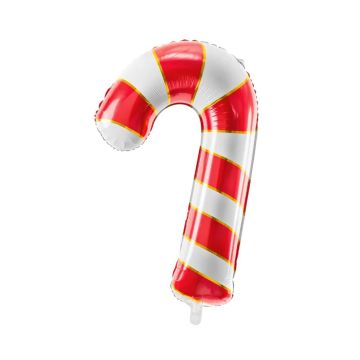 Kerststok Folie Ballon - 50x82 cm