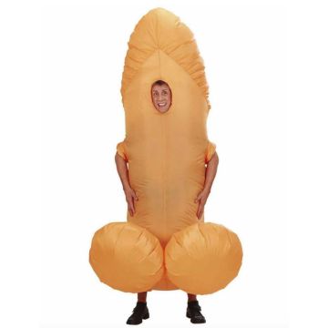 Opblaasbaar penis kostuum - One-size