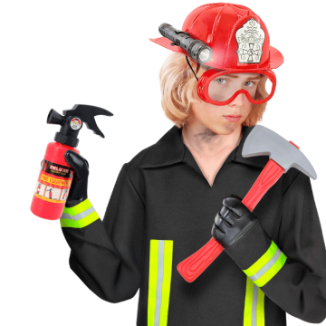 Brandweerman kostuum voor kinderen - 5 delig