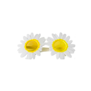 Hippie zonnebril madeliefjes – onesize