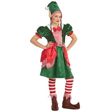 Elf jurk met oren en vlechten