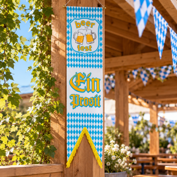Oktoberfest verticale banner - 40 x 180 cm