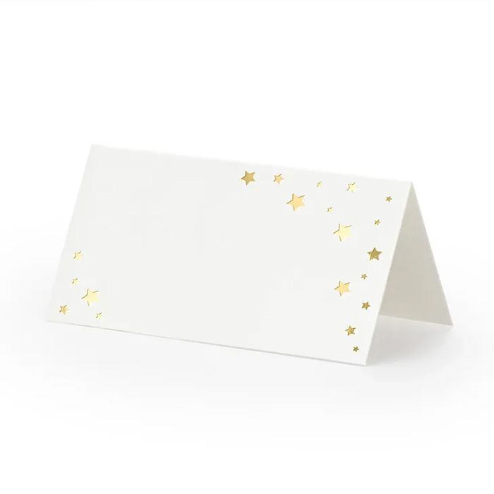 Tafelkaarten met Gouden Sterren 10x