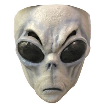 Grijze alien masker