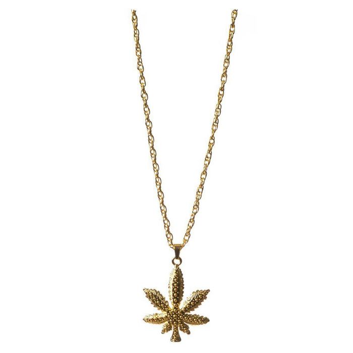 Marijuana gouden ketting