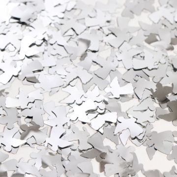 Zilveren engel tafelconfetti - 14 g