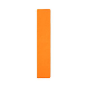 Oranje crepe streamer papier 50x250 cm