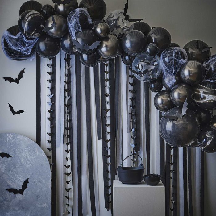 Halloween Vleermuis Ballonboog 120 delen