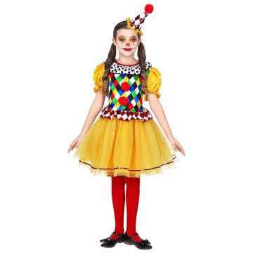 Clownkostuum met tutu voor meisjes