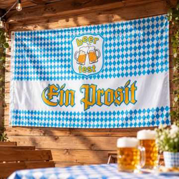 Oktoberfest banner vlag - 90 x 150 cm