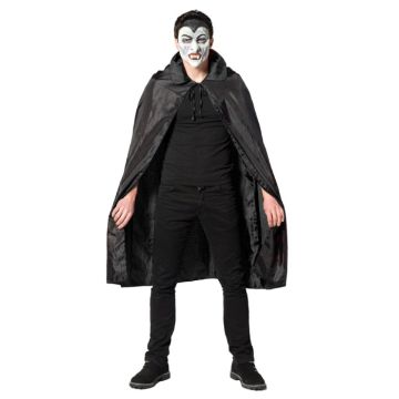 Dracula cape one-size unisex zwart