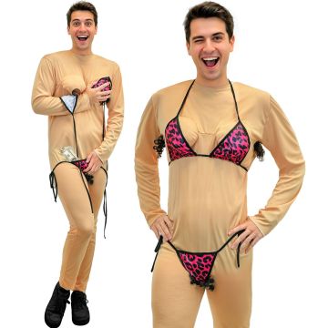 Grappig stripperkostuum voor het vrijgezellenfeest