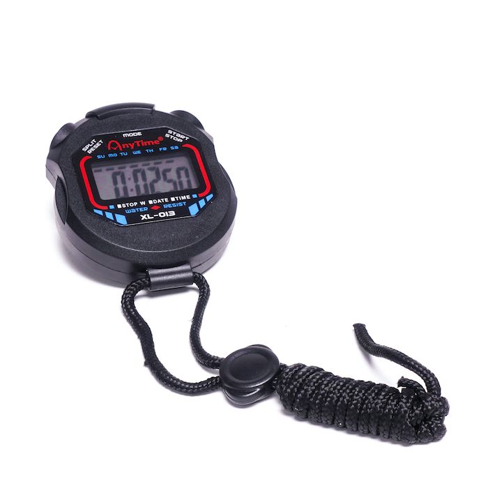Multifunctionele digitale stopwatch zwart