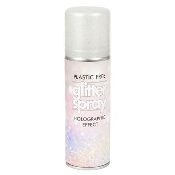Glitterspray voor lichaam en haar 125 ml multikleur holografisch 