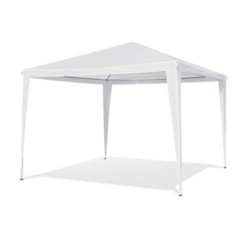 Udendørs pavillon hvid 3x3 m 