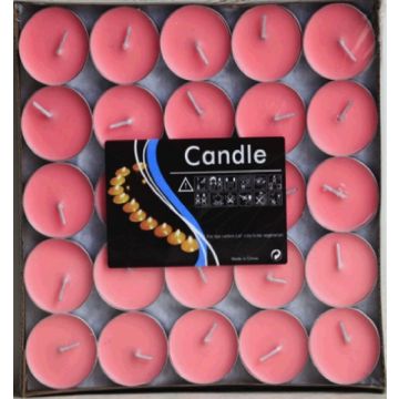 Roze Kaarsen 50x