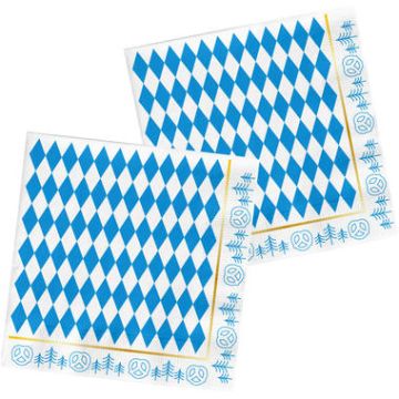 Oktoberfest servetten 20X - 33 x 33cm 
